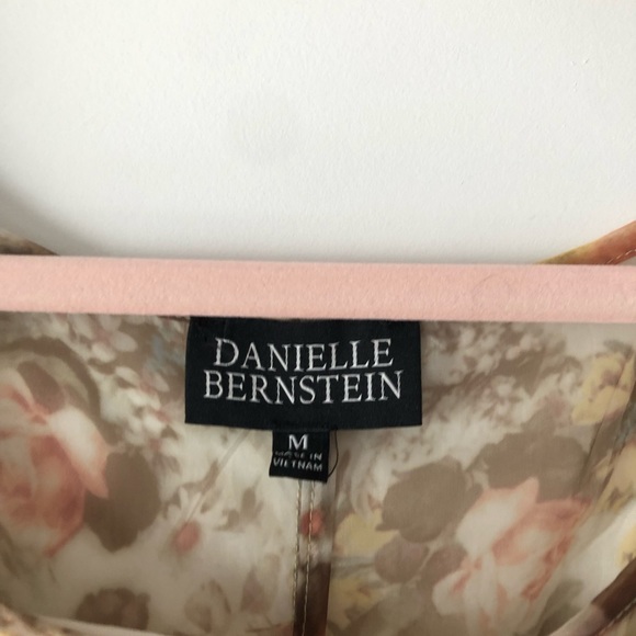 Danielle Bernstein Watercolor Puff Sleeve Mini Dress - Picture 3 of 5